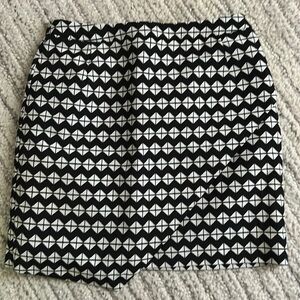 Geometric Pencil Skirt